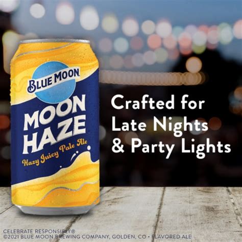 Blue Moon Moon Haze Pale Ale Beer 12 Cans 12 Fl Oz Fred Meyer