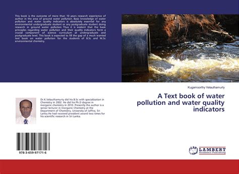 A Text Book Of Water Pollution And Water Quality Indicators 978 3 659