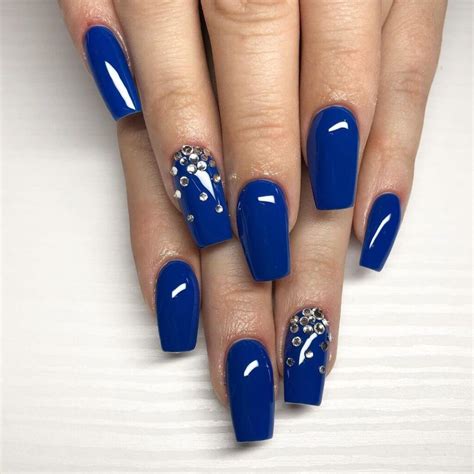 25 Royal Blue Nail Designs So Regal Youll Feel Like A Queen Sweet Money Bee