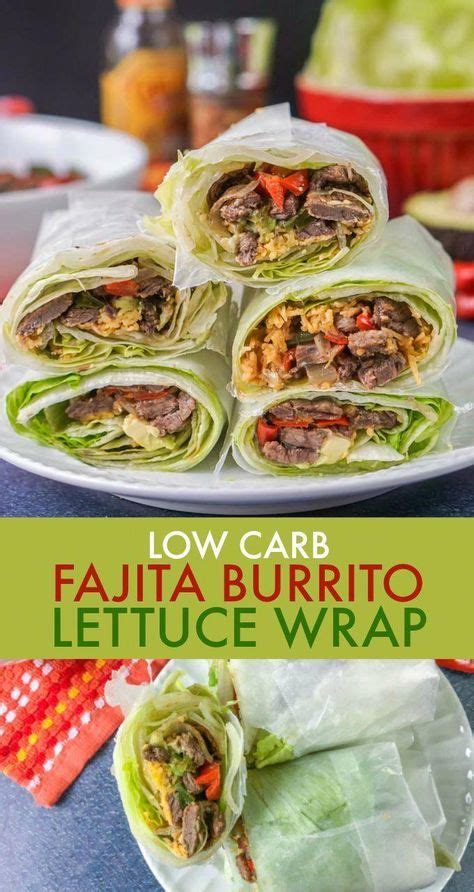 There's nothing better than low carb mexican food any day of the week! A low carb fajita burrito lettuce wrap is the perfect way ...