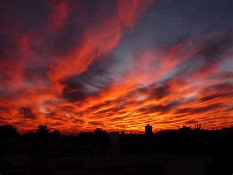 Crepúsculo Fuego En El Cielo Se Que Es Reiterativo Pero Flickr