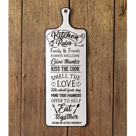 Html by mattalui on apr 23 2020 donate comment. Kitchen Rules Sign | Country Vintage Home