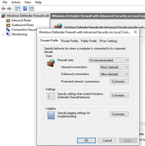 Advanced Security Settings On Windows 10