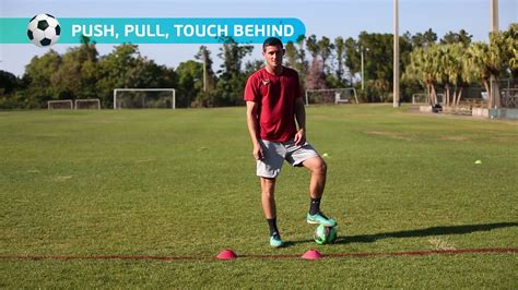 2 Cone Soccer Drill Improve Your First Touch Ball Control Youtube