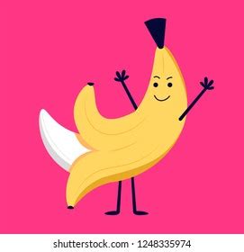 Banana Naked Sexy Character Stock Vector Royalty Free 1248335974