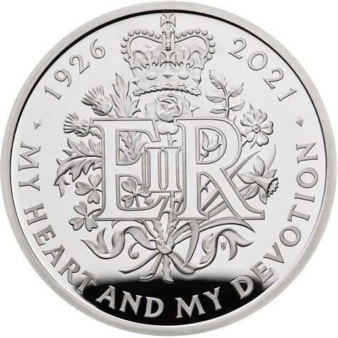 Comprises 1oz of 99.9% pure silver. 5 Pounds - Elizabeth II (Queen's 95th Birthday; Silver ...