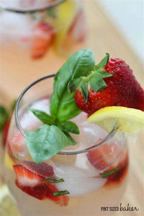 Strawberry Basil Lemonade Pint Sized Baker