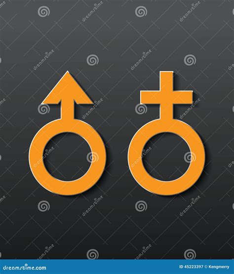 Sex Icon Stock Vector Illustration Of Gender Sign Icon 45223397