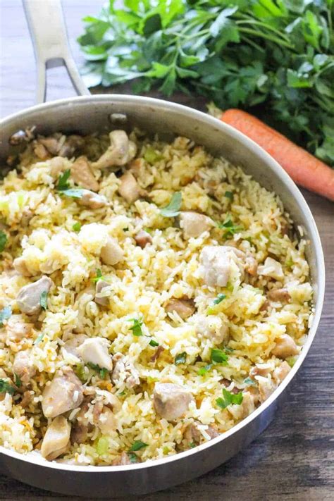 One Pot Creamy Chicken And Rice I Heart Nap Time