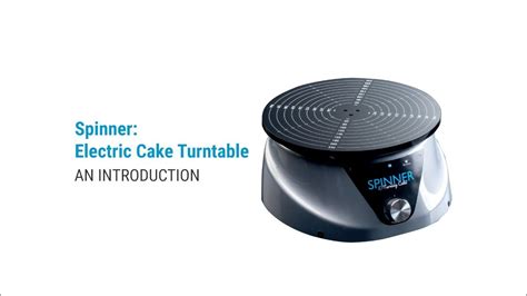 Spinner Electric Cake Turntable Ba130 Youtube