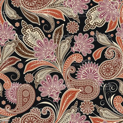 Seamless Pattern With Paisley Stock Illustration Download Image Now