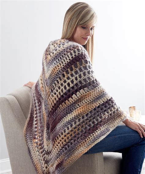 Wrap-ture Crocheted Shawl Free Pattern ⋆ Crochet Kingdom