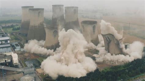 Enormous Power Plant Cooling Towers In England Demolished Inside Edition