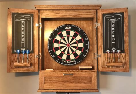 How To Make A Dart Board Cabinet