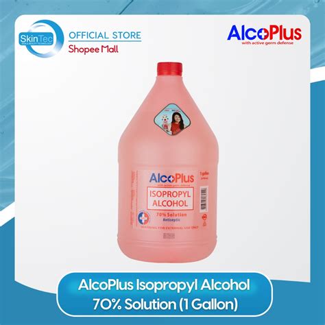 Alcoplus Red 70 Isopropyl Alcohol 1 Gallon Shopee Philippines