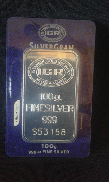 100gr Silver Bar Igr Catawiki