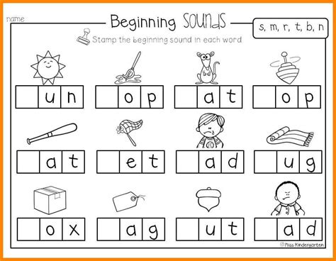Worksheets worksheets free printable worksheets for teachers, parents, and kids. Best Of Kindergarten Phonics Worksheets Beginning sounds ...