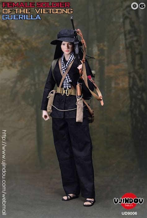 Ujindou Female Soldier Of The Vietcong Guerilla 16 Scale Action Figure