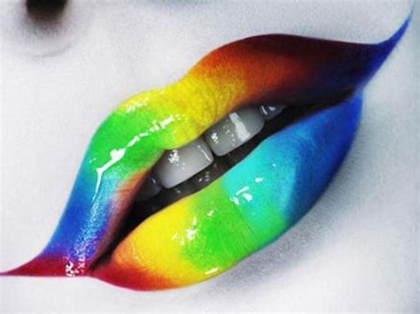Colorful Lips Bright Colors Wallpaper 20538640 Fanpop