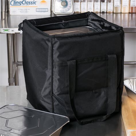 Choice Insulated Food Delivery Bag Black Nylon 13 X 13 X 15 12