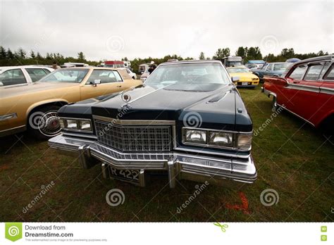 Vintage Black Vehicle At A Classic Car Club Meeting ...