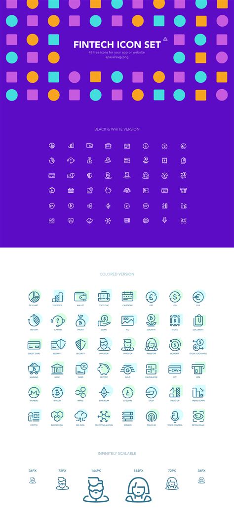 Check Out This Behance Project “fitnech Icon Set” Behance