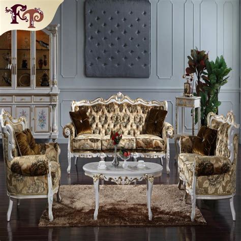 2020 Royalty Classic Sofa Set Rococo Style Classic Living Room Set