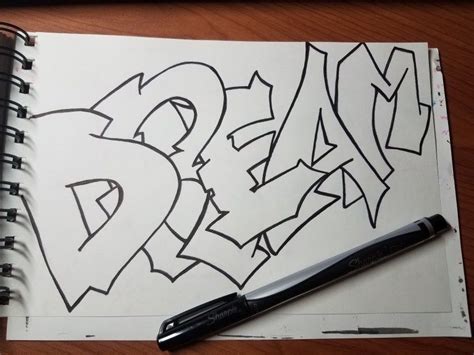 How To Draw Graffiti Style Letters For Beginners Art By Ro Graffiti