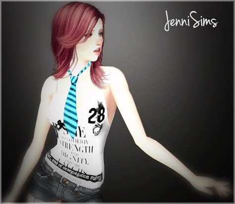 My Sims 3 Blog Accessory Tie By Jennisims