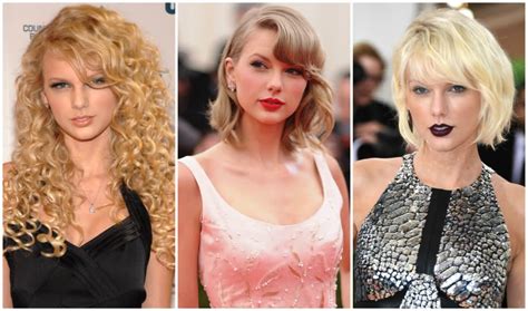 Taylor Swifts Beauty Evolution From Curly Hair Princess To Platinum