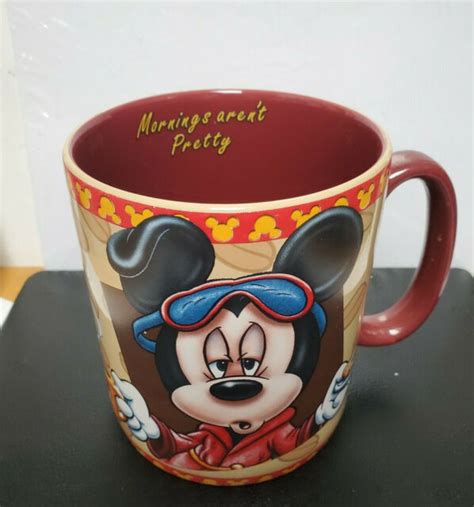 Disney Mickey Mouse Coffee Mug Mornings Arent Pretty Oversized