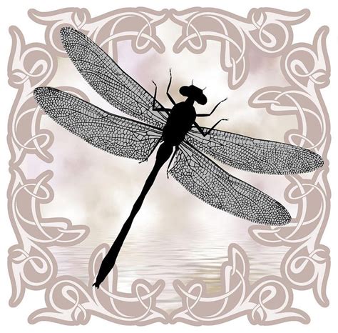 Dragonfly Art Nouveau By Terry Fleckney Dragonfly Artwork Dragonfly