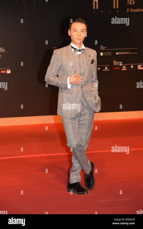 Chinese Actor Max Zhang Or Zhang Jin Arrives On The Red Carpet For The