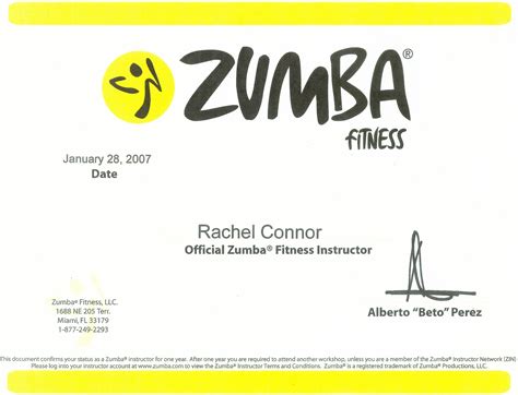 In order to teach Zumba you have to be certified. The training is seven
