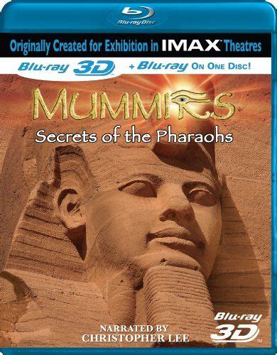Mummies Secrets Of The Pharaohs [blu Ray 3d] Imax Pharaoh Blu Ray