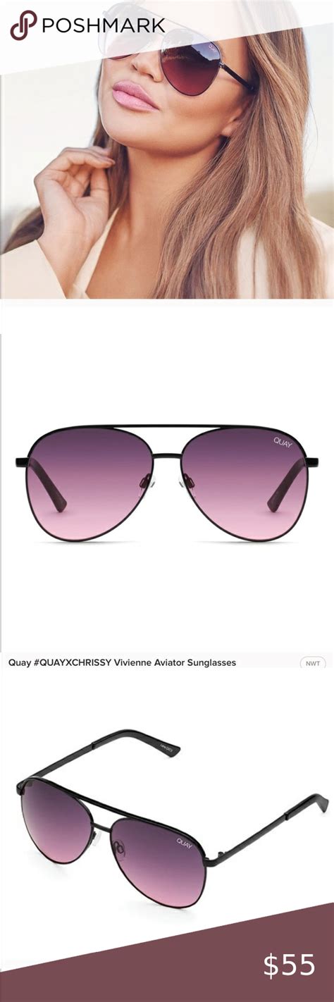 Quay Vivienne Aviator Sunglasses Aviator Sunglasses Hexagon Sunglasses Mirrored Lens Sunglasses