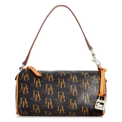 Dooney And Bourke Signature Barrel Bag Wcharm