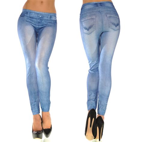 Fashion Quality Women High Elastic Waist Stretchy Denim Women Jeans Legging Slimming Fitness