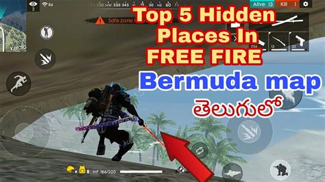 Perlu diketahui map bermuda free fire sekarang berkabut ini jadi salah satu hal yang terjadi pada beberapa player ff saat bermain nanti. Top 5 New Hidden Places Bermuda Map /Free fire || తెలుగు ...