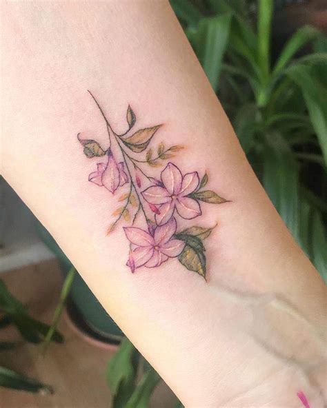 Floral Minimal Tattoo Inspiration In For You