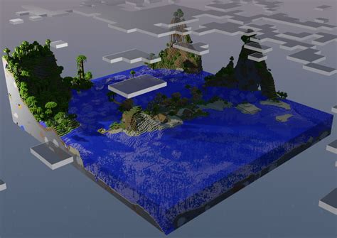 Minecraft Sea Village Cgtrader