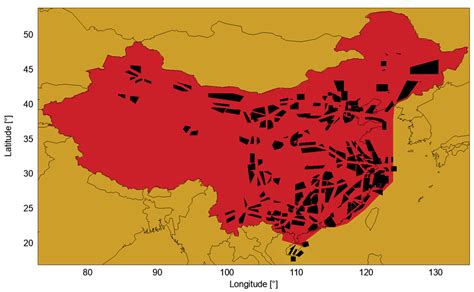 The Assumed Distribution And Size Of Chinas Restricted Airspace R