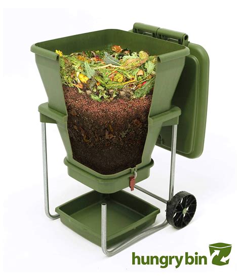 Worm Farm Compost Bin Continuous Flow Through Vermi Composter For