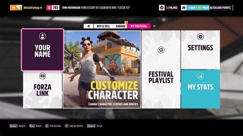 How To Change The Look And Clothing Of Your Character In Forza Horizon