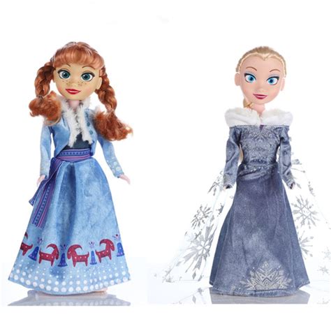 35cm Electronic Singing And Walking Anna Elsa Princess Stuffed Plush