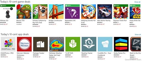 Microsoft Launches 10 Days Of 10 Cent Deals For Windows Store Apps