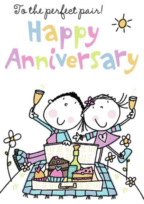 Images Of Wedding Anniversary Wishes Cartoon Images