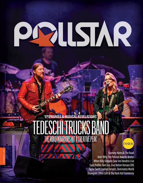 Epiphanies And Musical Revelations Tedeschi Trucks Band Hits A Creative Peak Pollstar News