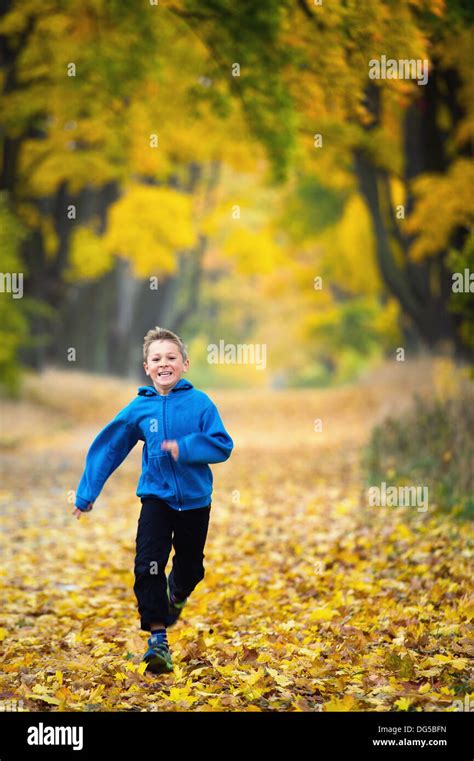 Young Boy Running In Race Hi Res Stock Photography And Images Alamy