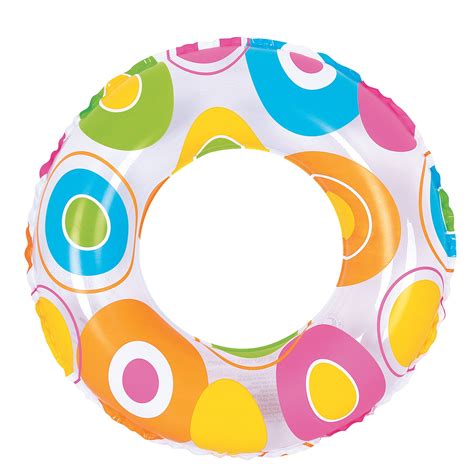 Pool Central 24 Circle Print Inflatable 1 Person Swimming Pool Inner